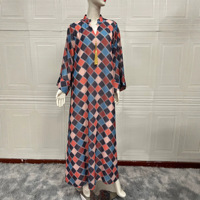 Robe Abaya élégante Jinzhi TL260403, style Dubaï, pour l'Aïd, pour femmes musulmanes, Jalabiya, robe de soirée, broderie florale, vêtements traditionnels