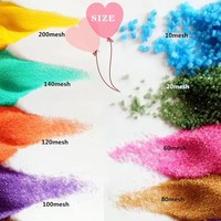 Sable coloré décoratif naturel, certifié ISO9001, conforme REACH, personnalisable OEM/ODM, aux teintes vibrantes pour cérémonies de mariage modernes