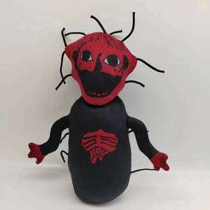 Peluche de peluche de animales marinos coleccionables espeluznantes de fenómeno de terror con forro de malla de relleno de algodón PP decoración de Halloween - Product Image 6