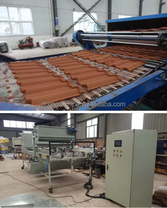 Nigeria Beste Baal Steen Gecoate Dakpannen Machine Productielijn Zand Coating Stenen Dakpanvormmachine Groothandelsprijs - Product Image 4