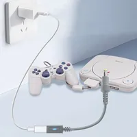 Typ-C PD Schnellladekabel für PS1 PS2 70000 USB-C DC4.8X1.7mm Stecker 45W Ladeadapter für Sony Playstation 1 2 Konsolen-Kabel