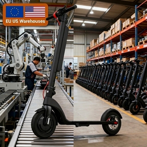 Envío Directo desde Europa, Scooter Eléctrico de Alta Potencia con Motor de 45KM, Batería de Litio Extraíble, Scooter Electrónico de Dos Ruedas X8 Plegable - Product Image 1