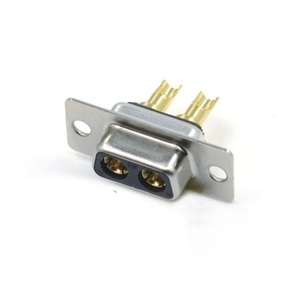 Conector Recto Hembra D-<span class=keywords><strong>SUB</strong></span> 2W2 de Alta Corriente 20A Tipo <span class=keywords><strong>Copa</strong></span> de Soldadura para Ensamblaje de Cables - Product Image 2
