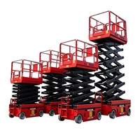 Plateforme élévatrice à ciseaux électrique portable CE 6m-14m, autopropulsée, plateforme élévatrice à ciseaux hydraulique pour la maintenance en hauteur
