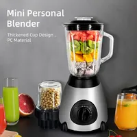 Stainless steel blender with powerful motor and glass jar 2 in 1 Electric Table ice crusher Fruit Mixer Grinder Blender