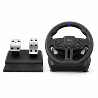 Volant de course PXN V900 GEN2 avec pédales, volant à 270/900 degrés avec retour de force vibratoire pour PC, PS4, Xbox One, Switch
