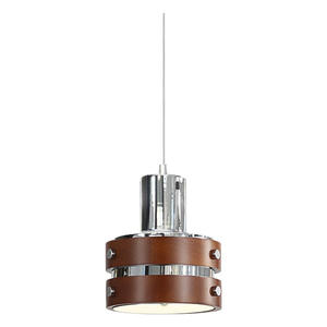Lámpara Colgante LED de Madera Sólida de Estilo Industrial Retro Francés Americano, Diseño Bauhaus Vintage, Altura Ajustable, para Dormitorio - Product Image 1