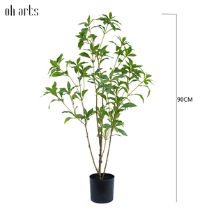 OH ARTS Plantas Artificiales Grandes para Interiores/Exteriores, Caballos Verdes y Árboles de Madera Artificial, Bonsái para Bodas y Fiestas - Product Image 2