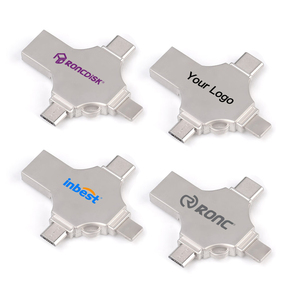 <span class=keywords><strong>4</strong></span> trong 1 OTG biểu tượng tùy chỉnh 16GB 32GB 64GB 128GB đĩa Key Pen Drive Flash <span class=keywords><strong>USB</strong></span> Kim Loại <span class=keywords><strong>Memory</strong></span> Stick cho điện thoại - Product Image 6