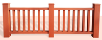 Pergola en WPC sur mesure avec poutre en bois de teck d'extérieur, poteau, poutre, surface en bois de noyer, matériau composite bois-plastique