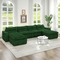 Canapé d'angle modulable en tissu convertible et extensible en forme de L pour salon, avec fonction lit et fonction pivotante, design moderne et compact