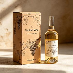 Boîte en bois écologique OEM ODM avec couvercle et base, impression UV, petite série, pour collection de vins naturels, emballage de stockage - Product Image 2