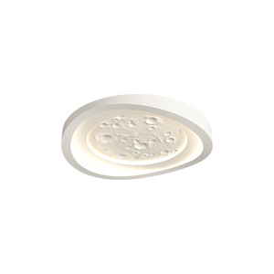 Plafonnier LED Modern Cream Wind Protection des yeux à spectre complet Couverture en acrylique pour la maison, le bureau et la chambre à coucher - Product Image 1