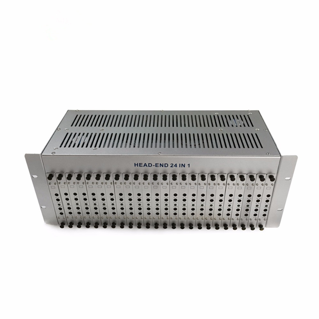 24 Channel Analog SAW Filtered TV Headend Fixed CATV Modulator