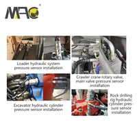 Capteurs de pression hydraulique analogiques industriels, transmetteur Macsensor PF300 IP67 pour courbes de pression hautement dynamiques