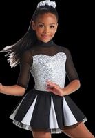 Vestido de Danza Jazz para Niñas, Traje para Actuaciones de Danza Lírica, Competencia, Clases y Espectáculos