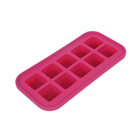 Bac à glaçons en silicone pour congélateur, logo personnalisé, 2, 4, 6, 10 cavités carrées, grand moule à glaçons en silicone avec couvercle