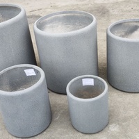 Pot de fleurs décoratif de jardin de grande taille, léger, durable et de haute qualité, pour la maison, l'extérieur, la pépinière, le centre commercial, sculpté à la main