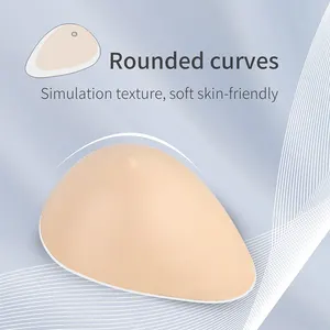 Lightweight Silicone Breast Forms Prosthesis Mastectomy Teardrop Shape Breast Pad