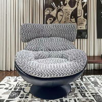 Fauteuil d'appoint de salon au design moderne, siège confortable à coussin unique, fauteuil de salon, fauteuil