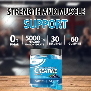 Gomitas de Creatina Monohidrato de Marca Privada OEM/ODM para Hombres y Mujeres, Creatina con Sabor y Masticable para el Crecimiento Muscular - Product Image 5