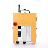 Télécommande de grue sans fil RF en plastique à 16 canaux F21-16D avec interrupteur, étanche IP65, 20-500V, portée de 100m