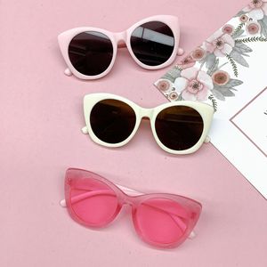 Meilleure vente mignon filles drôle fête oeil de chat enfants lunettes de soleil UV400 lentilles optiques PC cadre matériel - Product Image 3