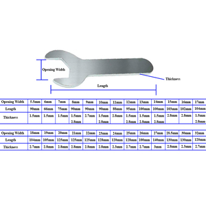 <span class=keywords><strong>Clé</strong></span> plate <span class=keywords><strong>de</strong></span> largeur d'ouverture <span class=keywords><strong>de</strong></span> 14MM pour serrer les écrous et les boulons - Product Image 3