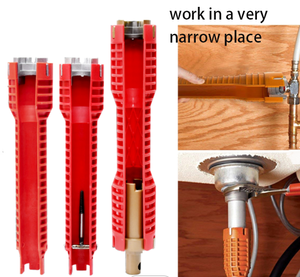 Household Water Pipe Plumbing Kitchen <strong>Toilet</strong> and Installer Tool Install 8 in 1 Stepped <strong>Seat</strong> Spanner Faucet Sink Wrench