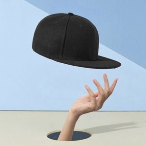 Casquettes Hip-Hop Homme Personnalisées Ajustées à Visière Plate Broderie 3D Snapback avec Logo Vente en Gros Tissu Standard - Product Image 5