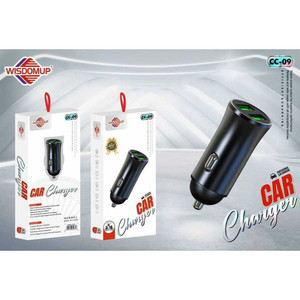 Caricabatteria auto Nissan due porte USB per ricarica rapida QC3.0 tipo C adattatore di ricarica rapida in plastica e metallo - Product Image 1
