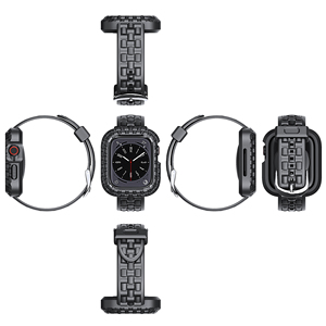Correas <span class=keywords><strong>de</strong></span> Silicona para <span class=keywords><strong>Apple</strong></span> <span class=keywords><strong>Watch</strong></span> 49mm Ultra Con Estuche Smart <span class=keywords><strong>Watch</strong></span> Bands Correa - Product Image 3