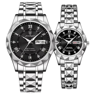 Poedagar 615+306 Orologio da Polso di Lusso in Acciaio Inossidabile, Impermeabile, Moda Originale, Orologi al Quarzo per Coppia, Regalo - Product Image 6