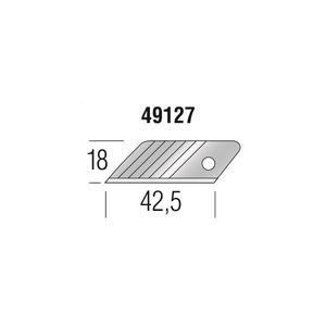 METRICA - 49127 LAMES DE RECHANGE-10 pcs - EAN 8001066491278 COUTEAUX ET COUTEAUX - Product Image 1