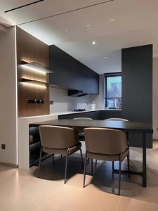 Hiện đại LED-Lit TV đứng trung tâm giải trí với cửa kính lưu trữ ngăn kéo cho nhà phòng khách đồ nội thất - Product Image 2