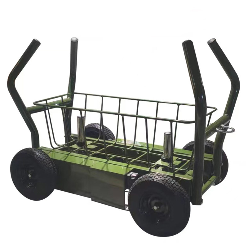 Green-Double-Sided Resistance Tank Vehicle (with Frame)