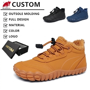 <span class=keywords><strong>Botas</strong></span> de Invierno para Niños Unisex, Estilo Descalzo, Ligeras, Ergonómicas, Antideslizantes, con Suela de Goma Impermeable y Acolchado Cálido y Cómodo - Product Image 1