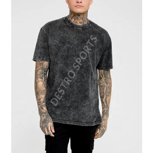 T-shirt Homme Oversize en Coton de Qualité Supérieure, Coupe Ample, avec Logo Personnalisé, Nouveau Design, Lettres Tendance, Faible MOQ, Marque Privée - Product Image 1
