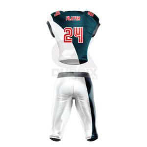 Último diseño transpirable uniforme de fútbol americano nuevo estilo juvenil uniforme de fútbol americano en precio al por mayor - Product Image 2