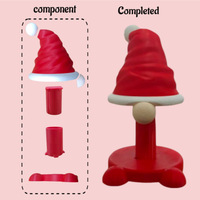 Porte-mouchoirs de Noël en forme de gnome rouge et blanc mignon, décoration de table de Noël pour la maison, la cuisine, la salle à manger, la fête