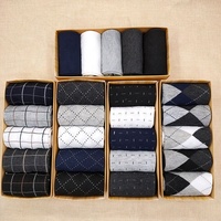 Chaussettes en coton pour hommes, respirantes, pour tenue de travail