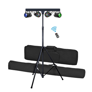 Kit d'éclairage LED pour bar de fête, faisceau, <span class=keywords><strong>spot</strong></span>, lavage, stroboscope, ensemble de projecteurs LED, système d'éclairage, ensemble d'éclairage de bar DJ - Product Image 2
