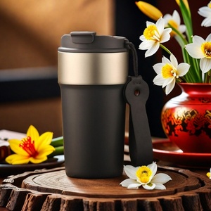 Vaso Térmico de Acero Inoxidable 316 de 500 ml, Taza de Oficina Aislada al Vacío para Bebidas Calientes/Frías, para Café, Té, Jugo, Cerveza y Vino - Product Image 2
