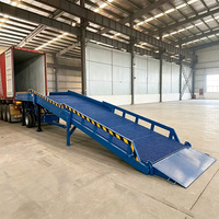 Plateforme logistique d'entrepôt pour le déchargement de marchandises sur camions, rampe de chargement de conteneurs de 11 m, pont de chargement mobile de 6 à 15 tonnes
