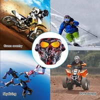 BAOBAO sport Motocross lunettes ombre personnalisée Protection polarisée moto moto lunettes masque usine en gros
