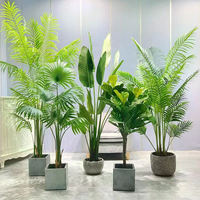Nouvelle Collection 2026 : Plantes Artificielles Modernes pour l'Intérieur – Palmiers et Bonsaïs en Pots en Plastique pour Décoration Intérieure et Aménagement Paysager