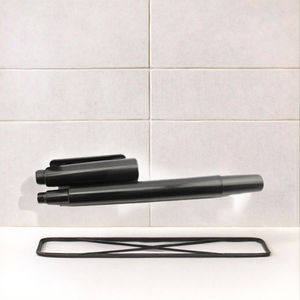 ペンとペンの付属品デュアルチップアート空のマーカーコットンコア黒永久インク色 - Product Image 2