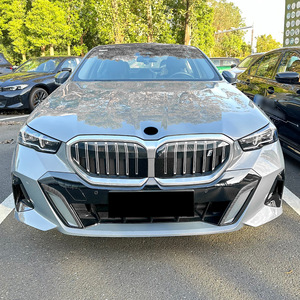 BMW 5 Series G60 G61 I5 M Sport Bumper Decals Carbon Fiber Texture Piano Black ABS Adhesive Car Stickers Exterior Modification - Product Image 2