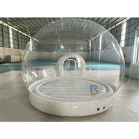 Haute qualité grand Popup clair Resort Villa Dôme hôtel bulle rebond maison gonflable ballon tente à vendre