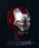 Casco de Iron Man MK5, Nuevo Diseño, Control Remoto, Máscara de Plástico, Cambia de Cara, para Fiestas de Cumpleaños
